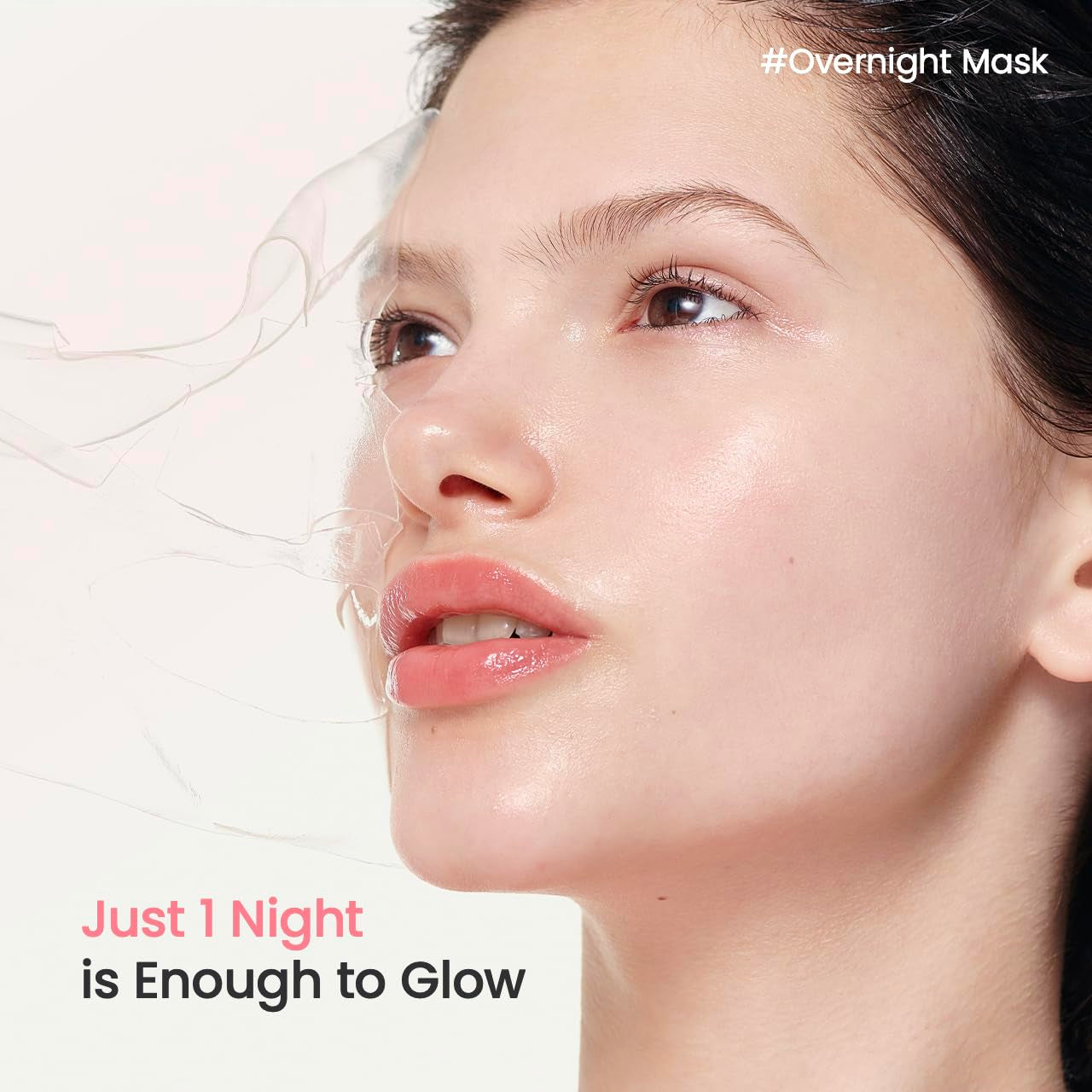 Bio-Collagen Real Deep Mask, Hydrating Overnight Hydrogel Mask, Pore Minimizing, Elasticity Improvement, 34G X4Ea